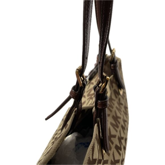 Michael Kors Signature Gold Logo Purse Authentic - Picture 4 of 10